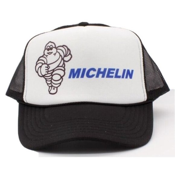 Michelin Trucker Hat Baseball Cap Vintage Mesh Michelin Man Trucker Hat - Picture 1 of 4